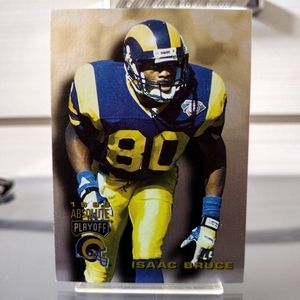 (Isaac Bruce) (#74) Rookie (Absolute) in excellent condition card.